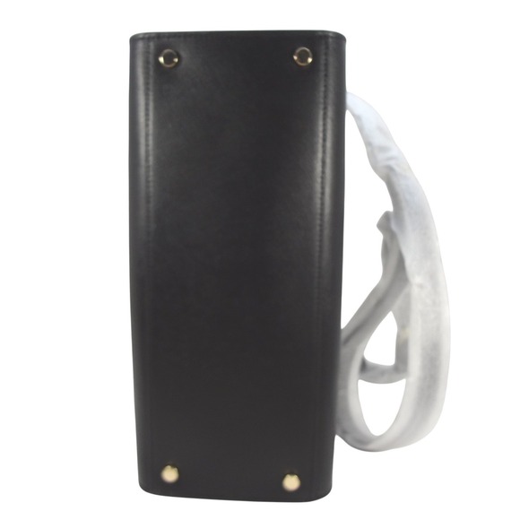 NWT Kate Spade Madison Saffiano Leather Medium Satchel Black Gold-Tone Hardware - Picture 5 of 9